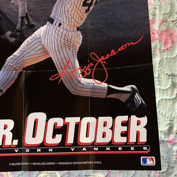 ⚾️ Reggie Jackson - Mr October Mini Poster ~ Kellogg’s Promotion ⚾️ - Picture 9 of 11
